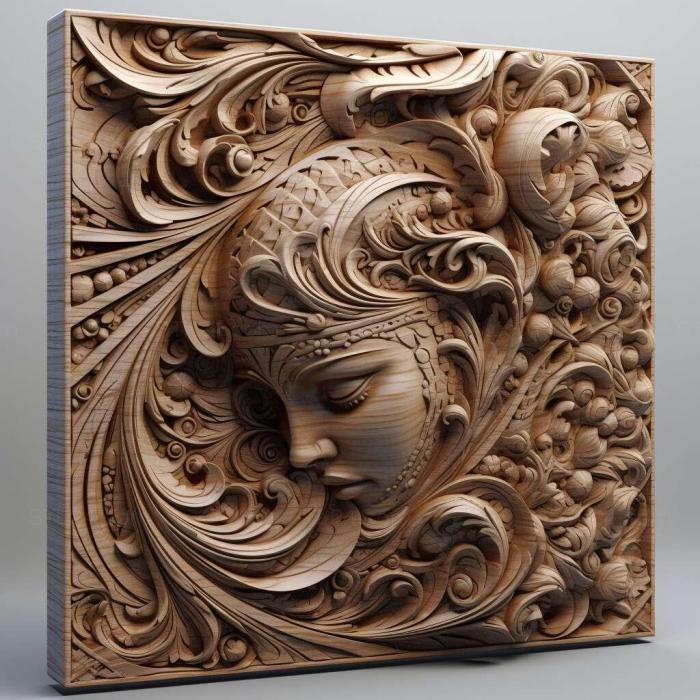 Patterns and decorations (stl graphics 2, PATTERN_2418) 3D models for cnc
